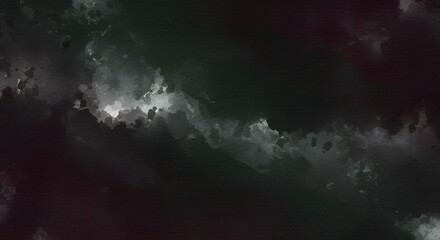 Fototapeta premium Abstract Dark Cloudy Sky Artwork with Light Streaks Illustration