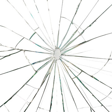 Cracked Glass PNG Transparent Background: Perfect for Broken Window Effects, Damage Textures, and Realistic Shattered Designs