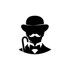 Vintage Gentleman Icon