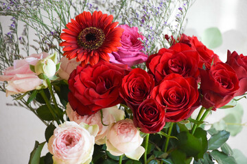 カラフルな花束