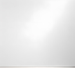 Obraz premium Background White Wall Studio Room with Light,Shadow on Table Top,Grey Backdrop for Spring,Summer product presentation,Empty Display Kitchen Room with Stand for Web Banner. generative AI