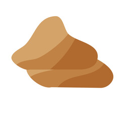 brown stones illustration
