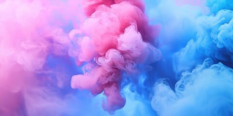 Fototapeta premium Pink, blue, and purple Colorful smoke background