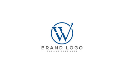 letter W logo design vector template design for brand.