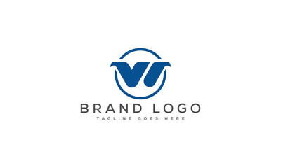 letter W logo design vector template design for brand.
