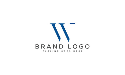 letter W logo design vector template design for brand.
