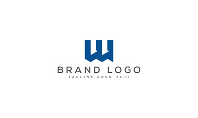 letter W logo design vector template design for brand.