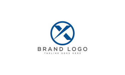 letter X logo design vector template design for brand.