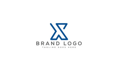 letter X logo design vector template design for brand.