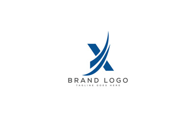 letter X logo design vector template design for brand.