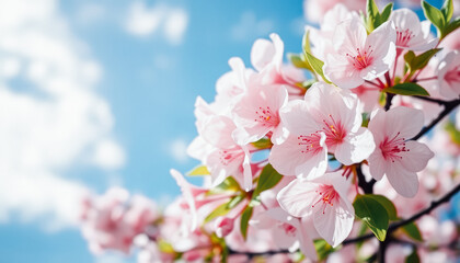 Obraz premium Blooming Cherry Blossoms