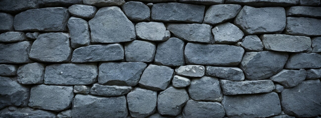 Abstract Gray stone wall background
