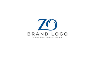 letter ZO logo design vector template design for brand.