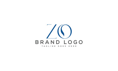letter ZO logo design vector template design for brand.