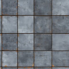 Seamless matte ceramic tile texture with neutral earth tones