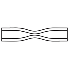 blood vessel vasospasm line icon