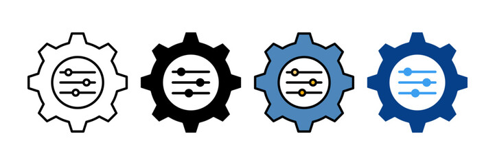 Customizable Icon Set Multiple Style Collection