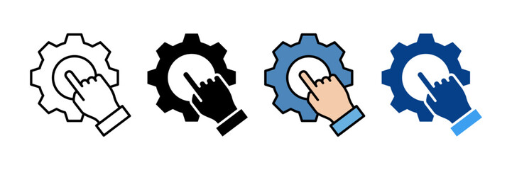 Touching Icon Set Multiple Style Collection,sensation, contact, physical, tactile, emotion, feeling, soft, experience, connection, perception, interaction, responsive, sense, comfort, engagement, sens © Icon Set