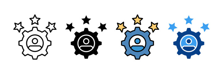 Expertise Icon Set Multiple Style Collection