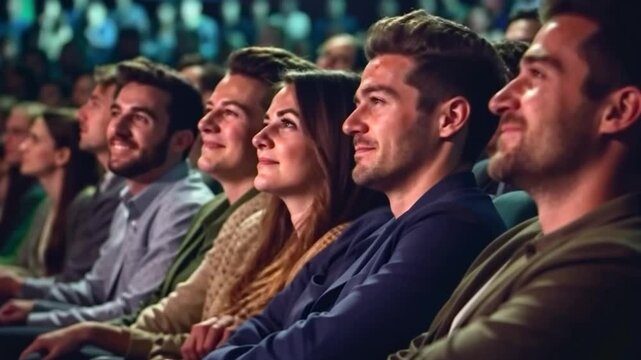 A Captivating Audience: Laughter and Delight in a Theater