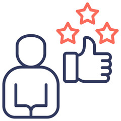 Rating Dual Tone Icon