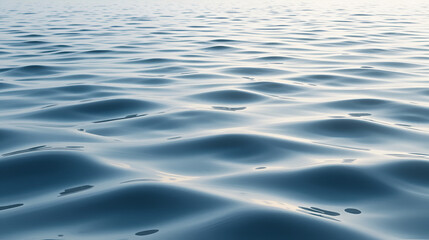 Minimalistic water surface design with gentle ripples and soft highlights, emphasizing tranquility and purity