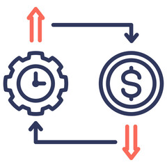 Efficiency Dual Tone Icon