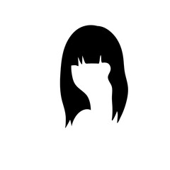 Hairstyle silhouettes
