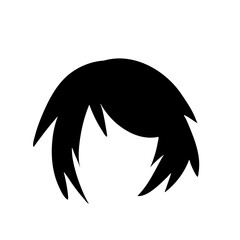 Hairstyle silhouettes

