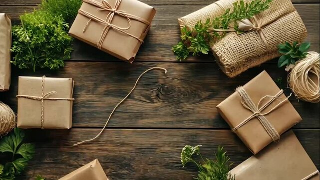 Eco-Friendly Gift Wrapping: Rustic Charm with Natural Elements