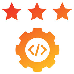 Feature Glyph Gradient Icon