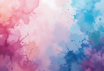 Fototapeta premium abstract background with soft pastel color splashes and hints of texture