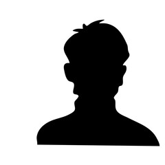 Avatar portrait silhouettes
