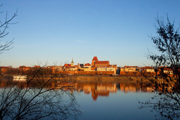 Panorama of Torun, Poland	