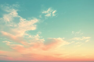 Obraz premium Beautiful Sky Showing Clouds With Various Shades And Colors