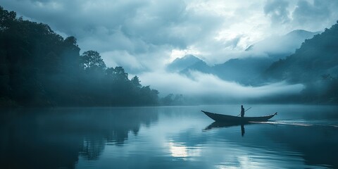 Boating on Calm Waters
