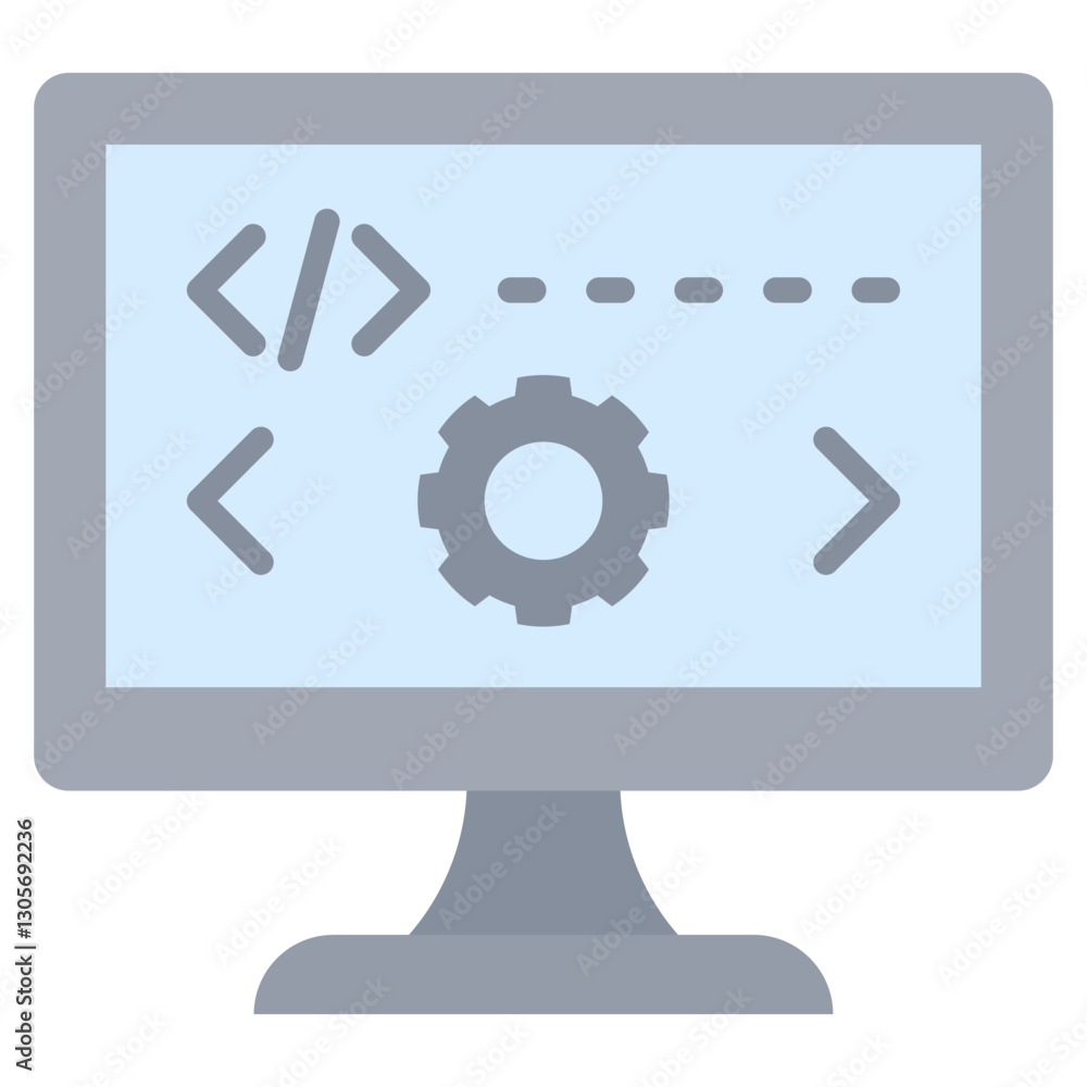 Poster Programming Flat Icon