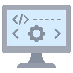 Programming Flat Icon