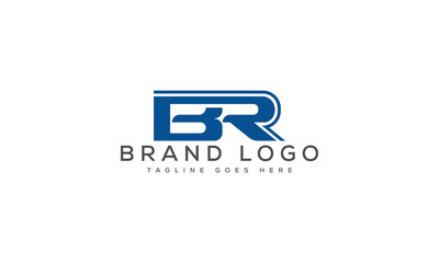 letter BR logo design vector template design for brand.