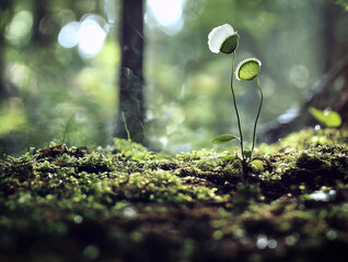 Venus Flytrap Flower in the forest