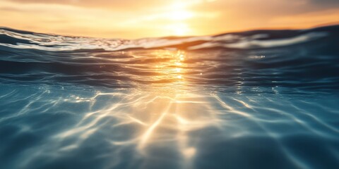 Obraz premium Underwater Abstract Serenity 