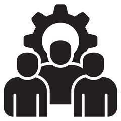 Workforce Glyph Icon