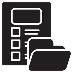 Curriculum Vitae Glyph Icon