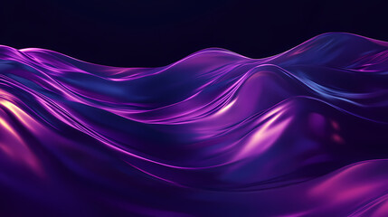 abstract holographic curved wave