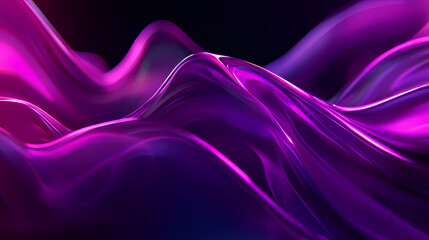 abstract holographic curved wave