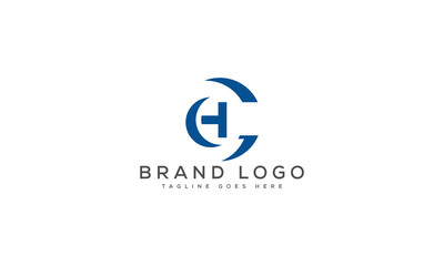 letter GH logo design vector template design for brand.