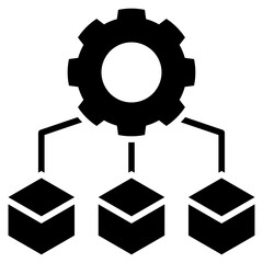 Framework Glyph Icon