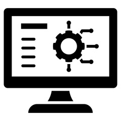 Operations Glyph Icon