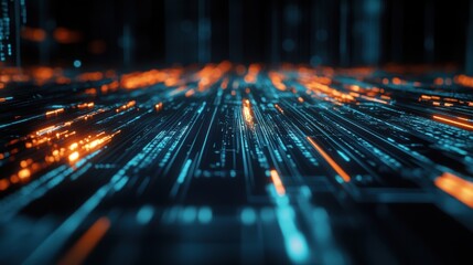 High tech background template design.