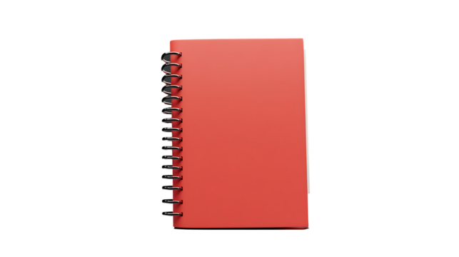 notebook 3D, spiral binding